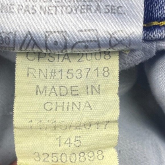 Joe's Jeans Girl's Size 16 (25x29) Mid-Rise Medium Wash Straight Leg Denim - Picture 12 of 12